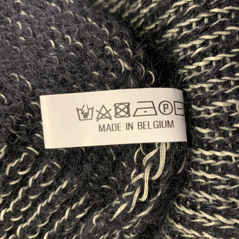 WALTER VAN BEIRENDONCK 2022 Size L Black Superkid Mohair Sweater Vest