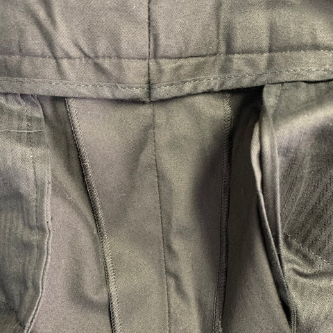 DOLCE & GABBANA Size 32 Black Cotton Blend Side Tabs Dress Pants