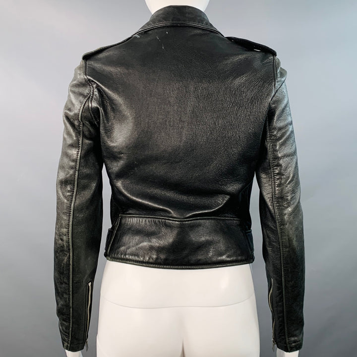 PERFECTO by SCHOTT Size XS Black Leather Motorcycle Jacket