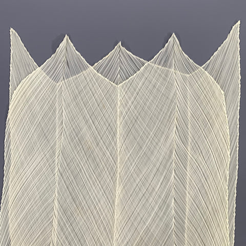 PLEATS PLEASE by ISSEY MIYAKE Ivory Pleated Scarves & Shawls
