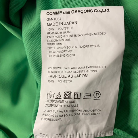 COMME des GARCONS 2023 Size L Green Polyester Crew Neck Tank Top