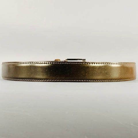 ALLEN EDMONDS Size 34 Cordovan Avenue II Brown Shell Cordovan Leather Belt