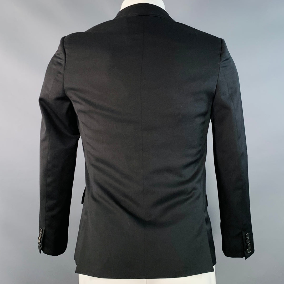 BAND OF OUTSIDERS Size 36 Black Wool Blend Single Breasted Sport Coat