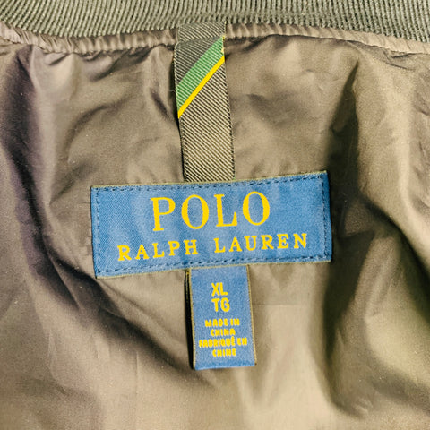 RALPH LAUREN Taille XL Veste Bomber en Polyester Marine