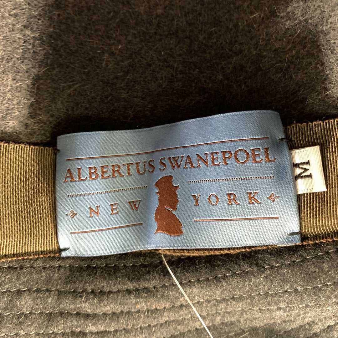 ALBERTUS SWANEPOEL Grey Navy Felt Hats
