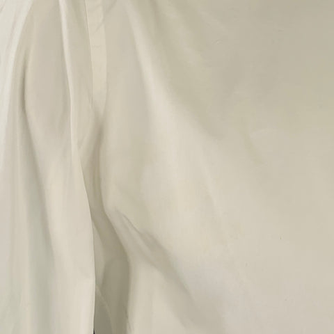 BOGLIOLI Size 42 White Cotton Spread Collar Long Sleeve Shirt