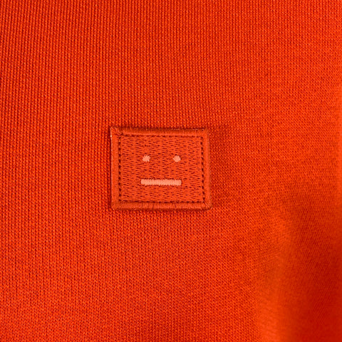 ACNE STUDIOS Size S Orange Cotton Oversized Sweatshirt