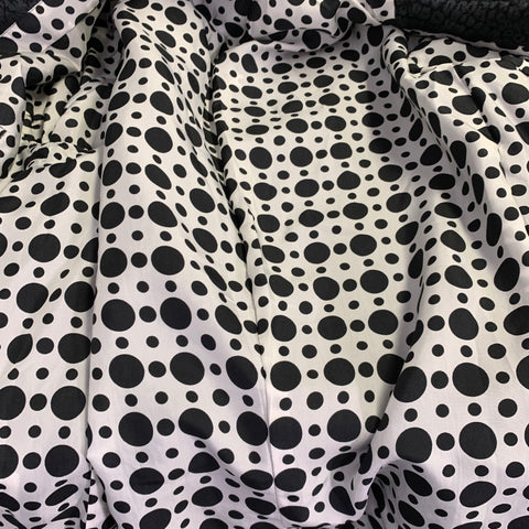 COMME des GARCONS HOMME PLUS Size L Black Marbled Polyester Sport Coat