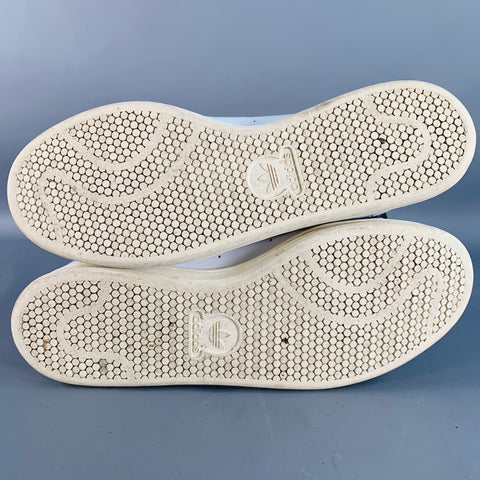 ADIDAS x STAN SMITH Size 13 White Leather Low Top Lace-Up Sneakers