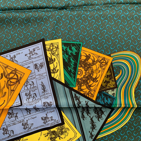 HERMES Print Silk Scarves & Shawls