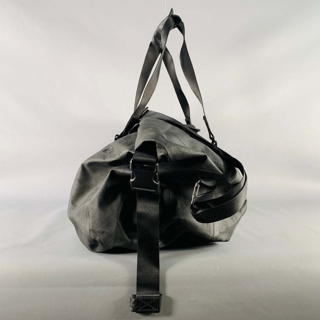 NIKE Eugene Black Logo Polyester Duffle Bag