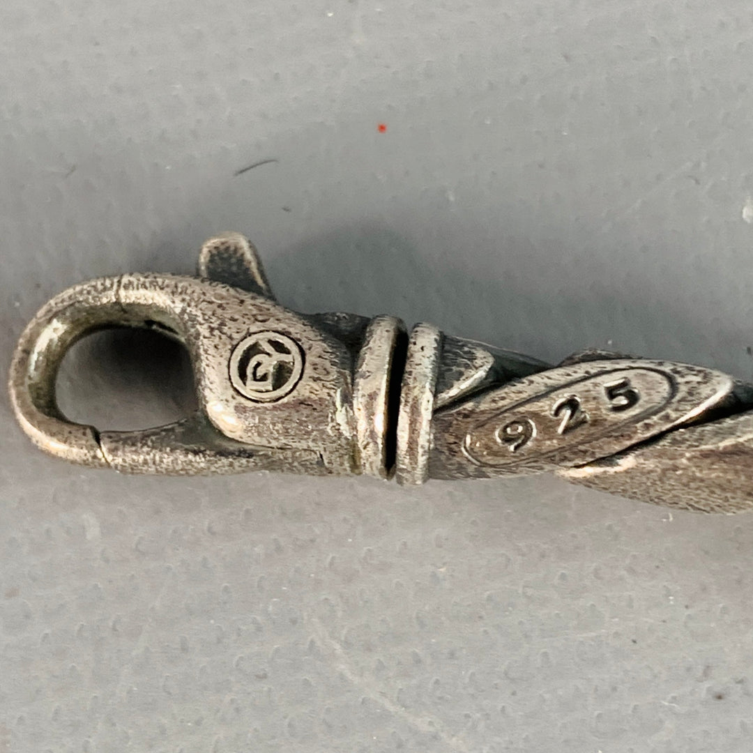 DAVID YURMAN Sterling Silver Gunmetal Chain Bracelet