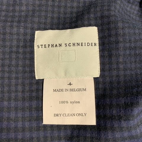 STEPHAN SCHNEIDER Size L Black Nylon One Pocket Long Sleeve Shirt