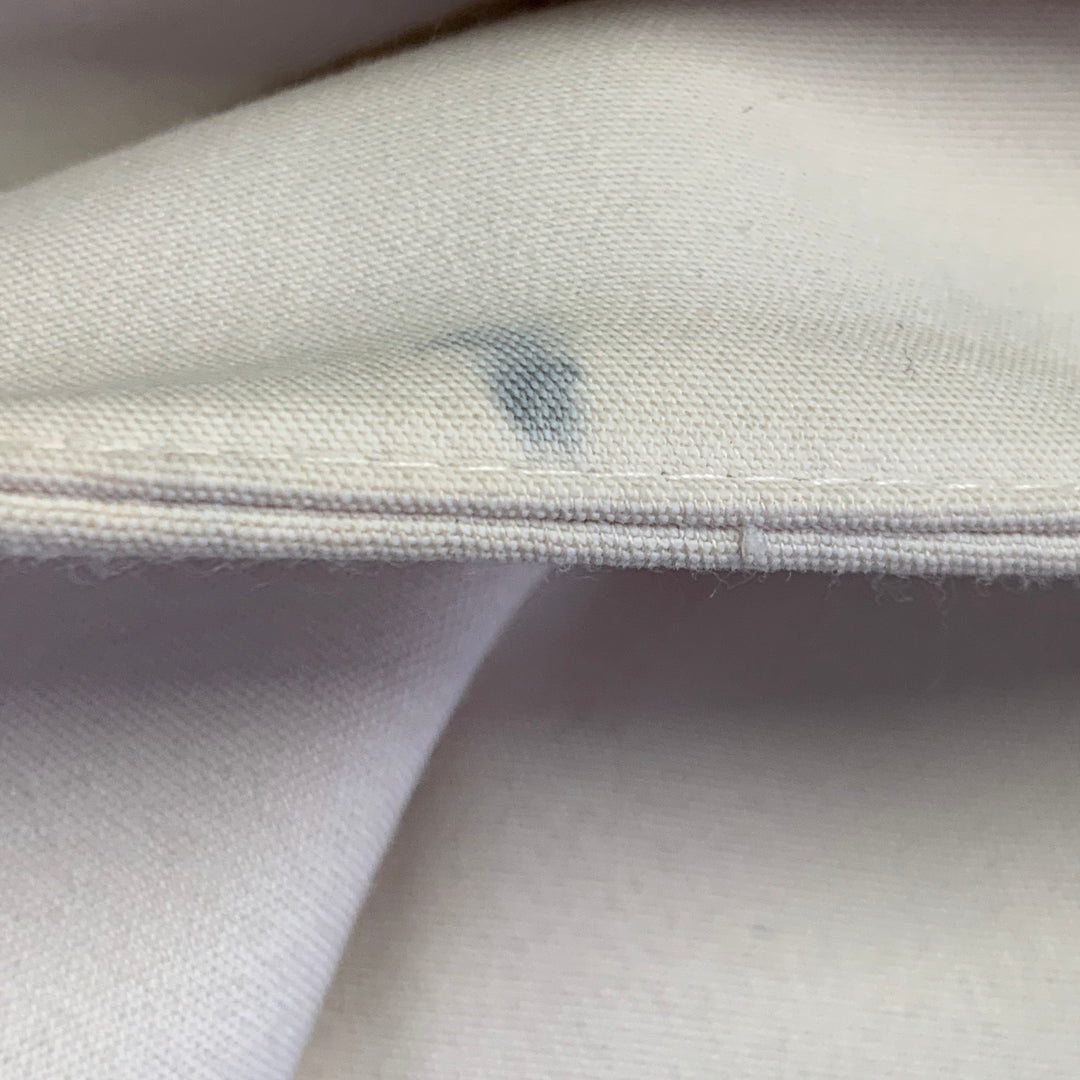 AKRIS Size 2 Cream Wool Blend Tapered Side Zipper Dress Pants