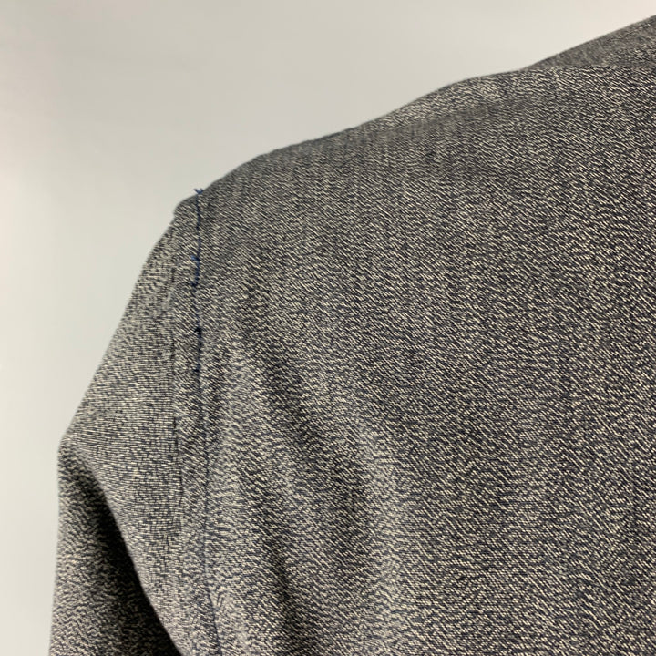 45rpm Size L Grey Cotton Notch Lapel Sport Coat