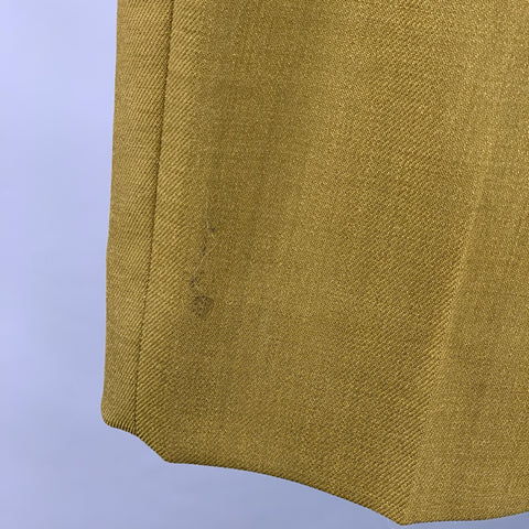 AMI by ALEXANDRE MATTIUSSI Size M Green Olive Virgin Wool Tapered Dress Pants