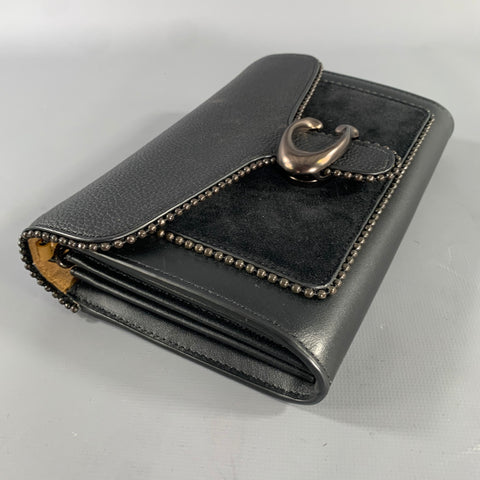 COACH Black Logo Leather Handbag Handbag & Leather Goods