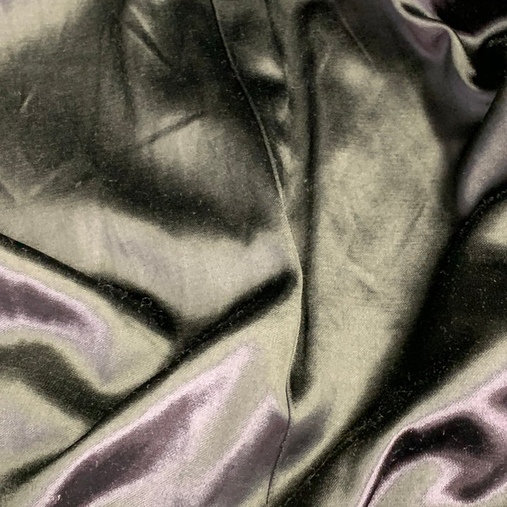 3.PARADIS SS22 Size L Green Jacquard Wool Notch Lapel Coat