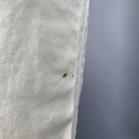LEVI STRAUSS Size 32 White Cotton Blend Slim 5 Pocket Jeans