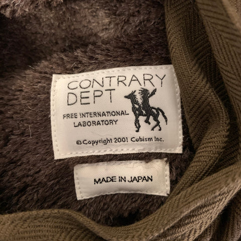 VISVIM Size M Olive Nylon Cotton Blend Reversible Vest