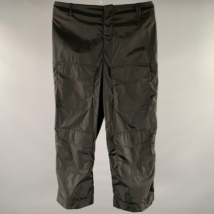 SIMONE ROCHA Size L Black Polyester Cargo Casual Pants