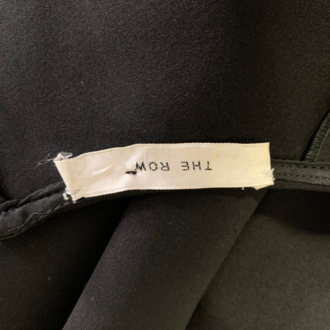 THE ROW Size XL Black Polyamide Blend Long Dress