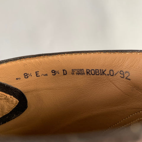 BALLY Size 9.5 Robik Brown Suede Leather Chukka Lace-Up Boots