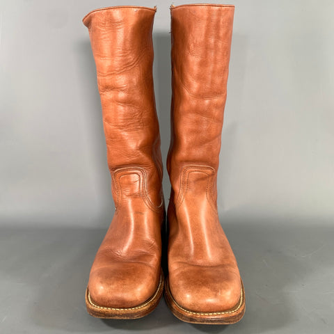 FRYE Size 10 Brown Cognac 2950 9K23739 Leather Boots