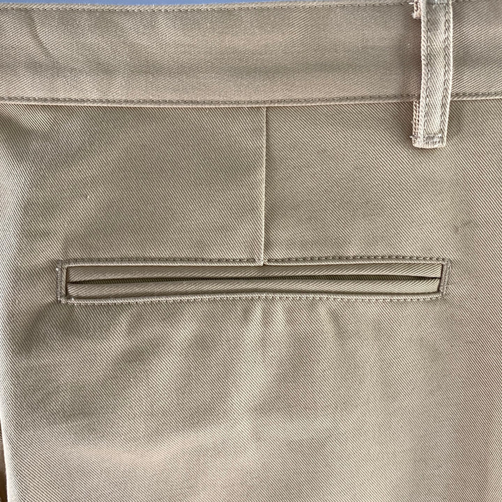 APC Size 34 Khaki Cotton Straight Chino Pants