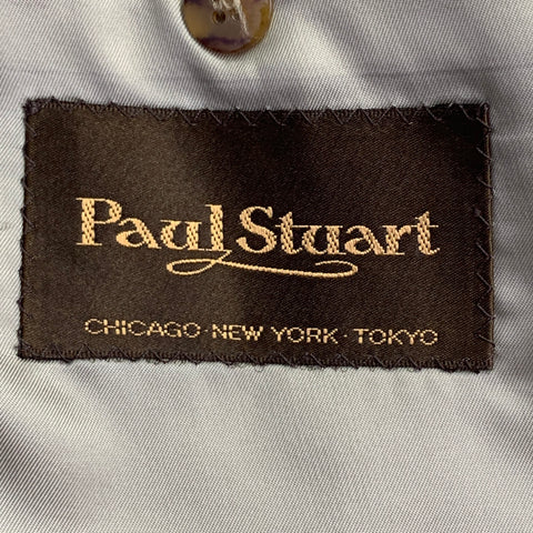 PAUL STUART Size 42 Green Woven Wool Cashmere Single Breasted Sport Coat