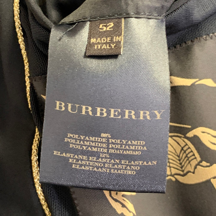 BURBERRY PRORSUM Size L Black Polyamide Blend Patch Pockets Zip Up Jacket