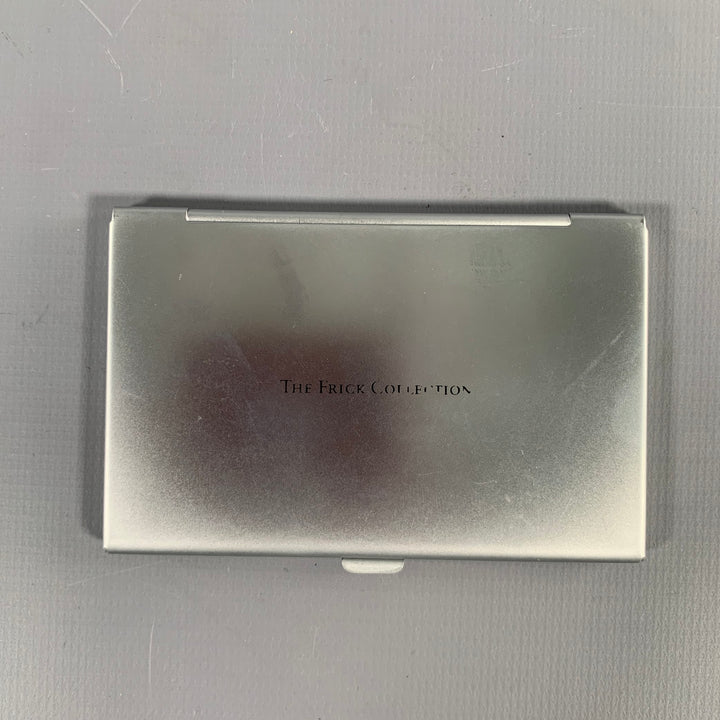 THE FRICK COLLECTION Silver Brown Statue Metal Card Case Bag