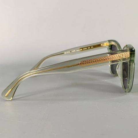 OLIVER PEOPLES Marianela Grey Clear Acetate Sunglasses