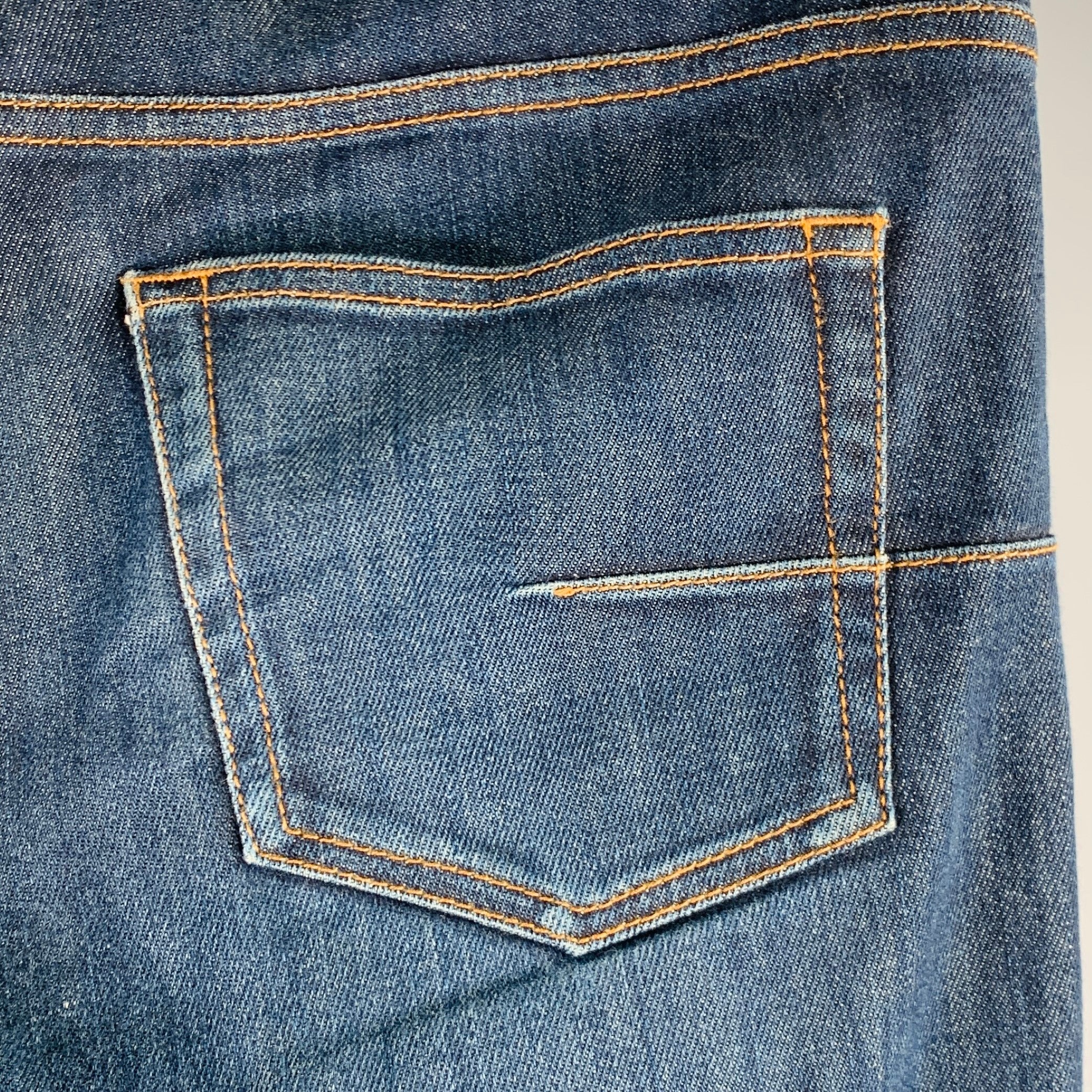 Dior homme ライトブルーデニム 31 フルレングス Long Regular Jeans Light Blue Cotton Twill | DIOR