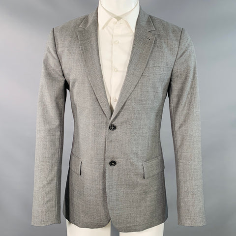 AMI by ALEXANDRE MATTIUSSI Size 40 Grey Wool Notch Lapel Sport Coat