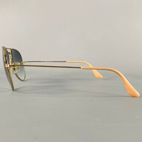 RAY-BAN Gold Metal Sunglasses
