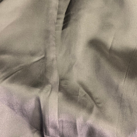 PRADA Size 6 Grey Charcoal Polyester Blend Snaps Jacket Blazer