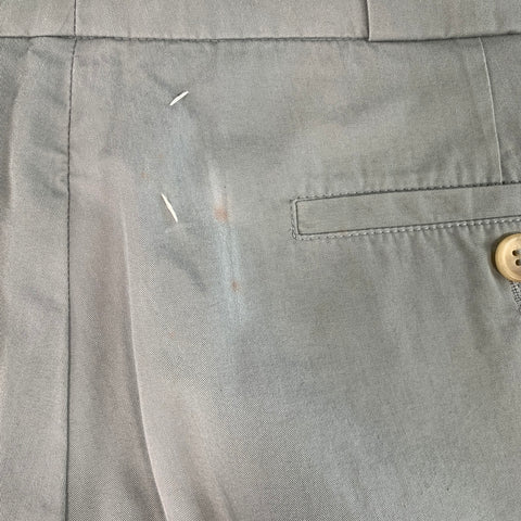 MAISON MARTIN MARGIELA Size M Grey Cotton Straight Casual Pants