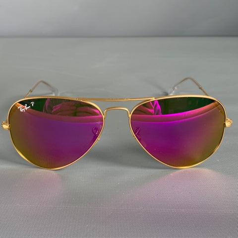 RAY-BAN Gold Sunglasses