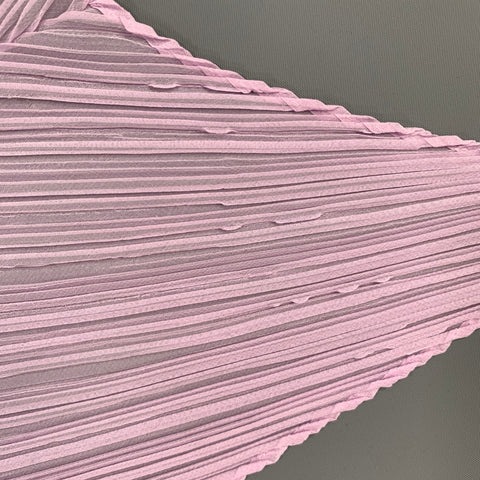 PLEATS PLEASE by ISSEY MIYAKE Lavender Pleated Scarves & Shawls
