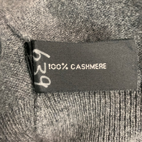 TOM FORD Size 44 Grey Black White Knit Cashmere Buttoned Cardigan