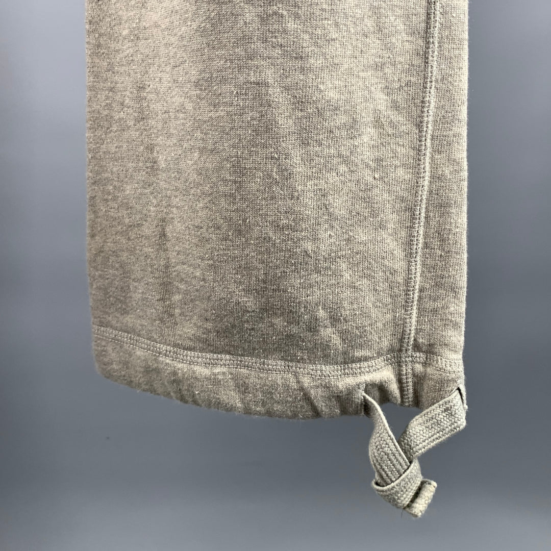 VISVIM Size S Grey Wash Cotton Cashmere Sweatpants