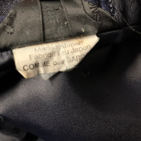 COMME des GARCONS AD2016 Size M Navy Polyester Notch Lapel Jacket  Blazer