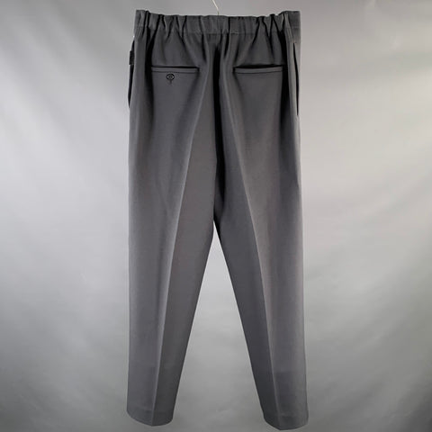 Pantalon JIL SANDER taille 32 gris à braguette zippée