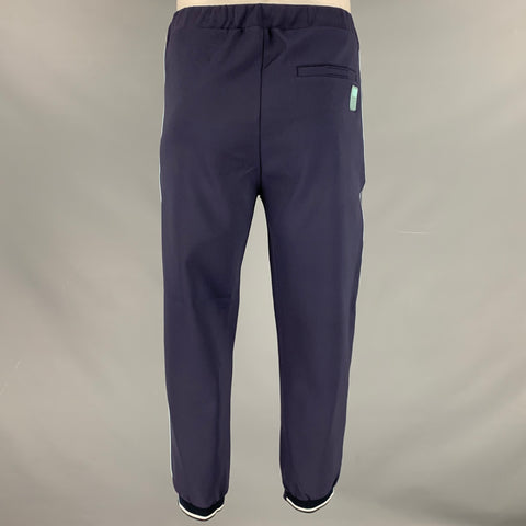 PRADA Size L Navy Polyamide Blend Sweatpants Casual Pants