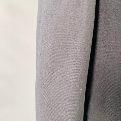 SALVATORE FERRAGAMO Size 42 Navy Twill Virgin Wool Cotton Sport Coat