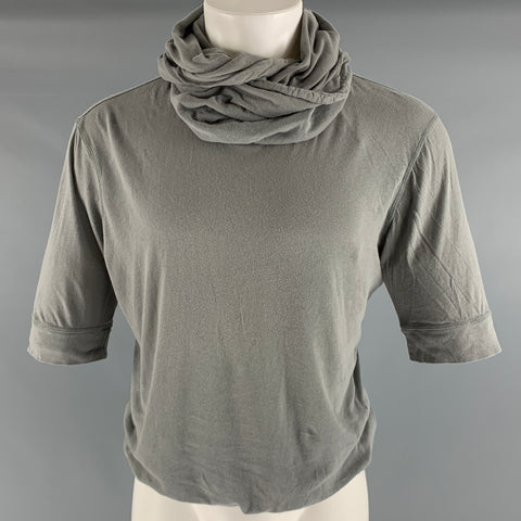 ANN DEMEULEMEESTER Taille S Sweat à capuche en coton gris