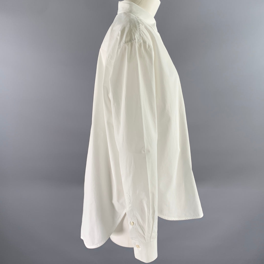 TOTEME Size 10 White Cotton Shirt