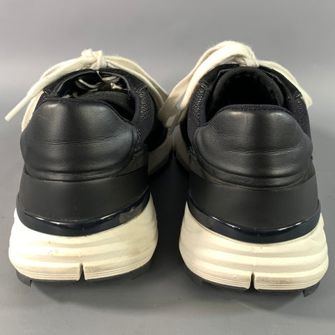 JOHN ELLIOTT Size 10 Black Mesh Nylon Lace Sneakers