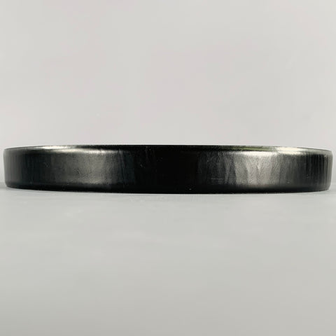 DKNY Size 34 Navy Silver Leather Belt